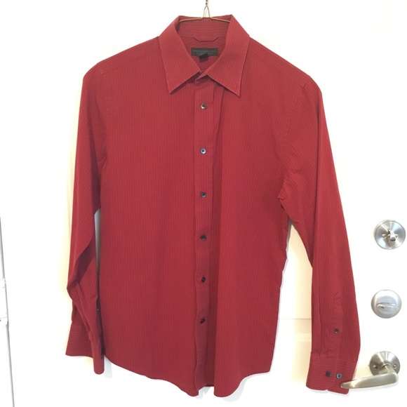 Express Design Studio Striped Button Down (A) - Picture 1 of 7